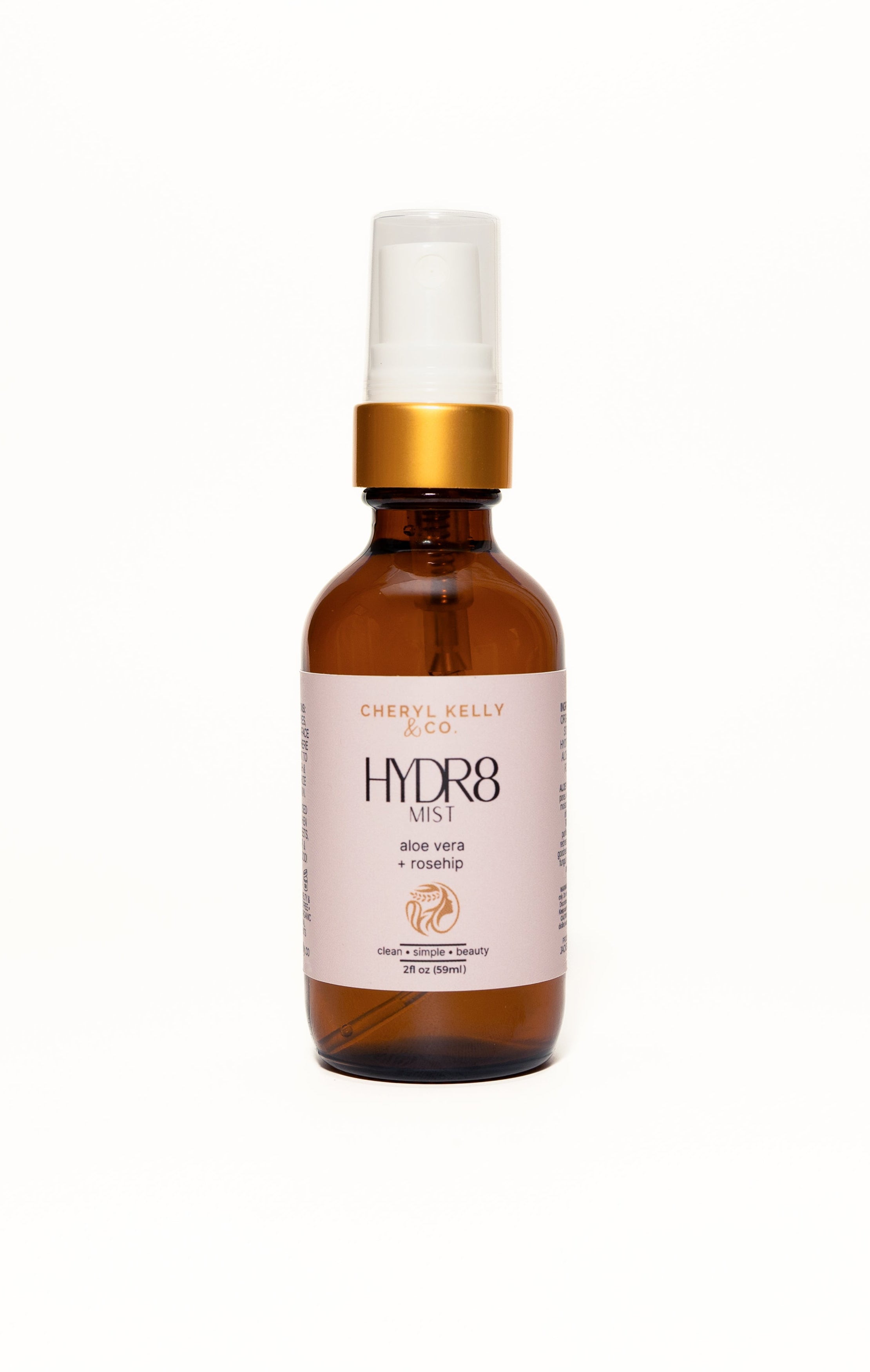 HYDR8 Mist - Aloe Vera + Rosehip – Cheryl Kelly & Co., Inc.